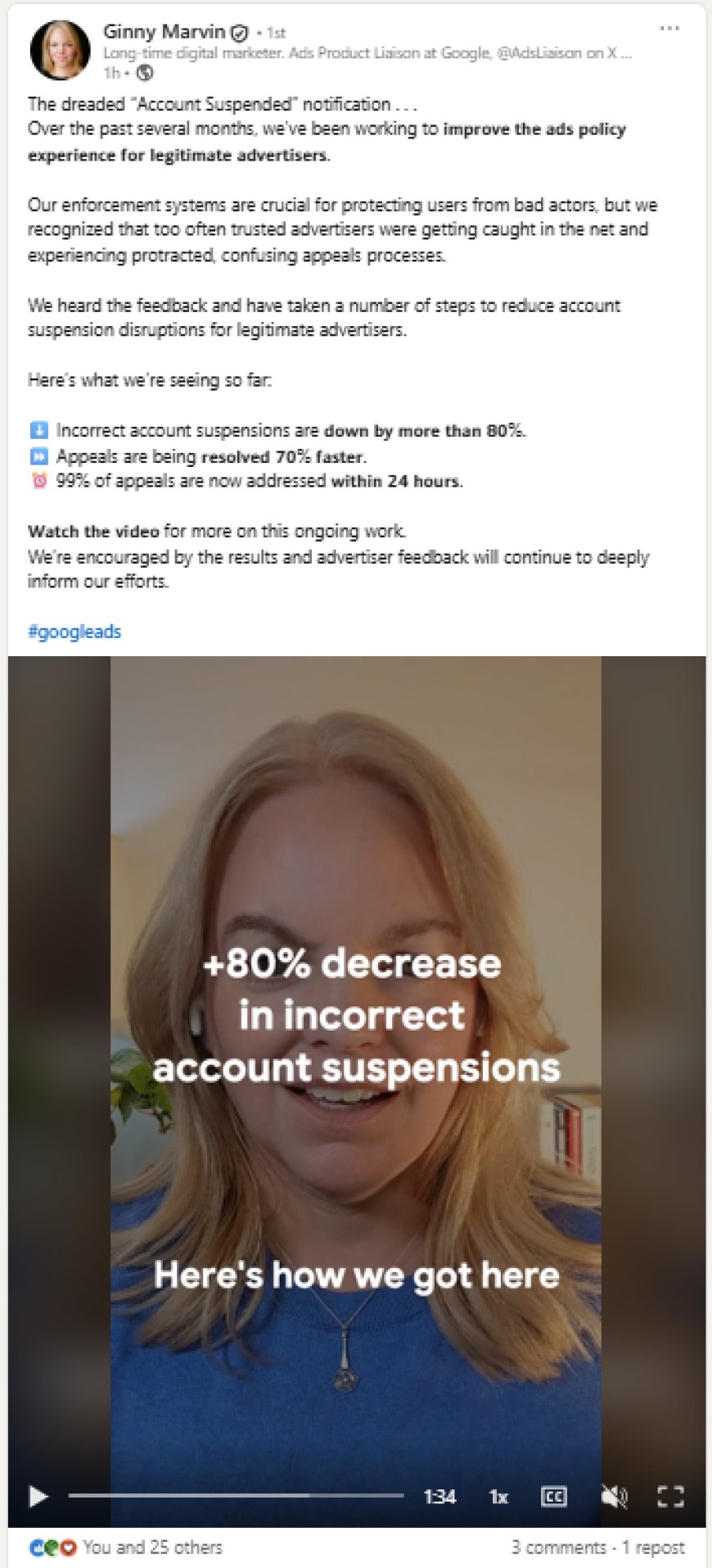 Google Migliora la Precisione delle Sospensioni e Accelera le Procedure di Ricorso per gli Inserzionisti